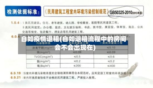 自如疫情退租(自如退租流程中的房间会不会出现在)-第3张图片