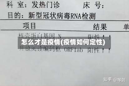 怎么才是疫情(疫情如何定性)-第1张图片