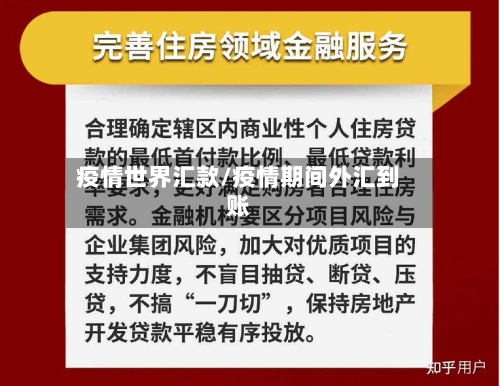 疫情世界汇款/疫情期间外汇到账-第3张图片