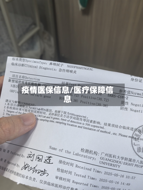 疫情医保信息/医疗保障信息-第2张图片