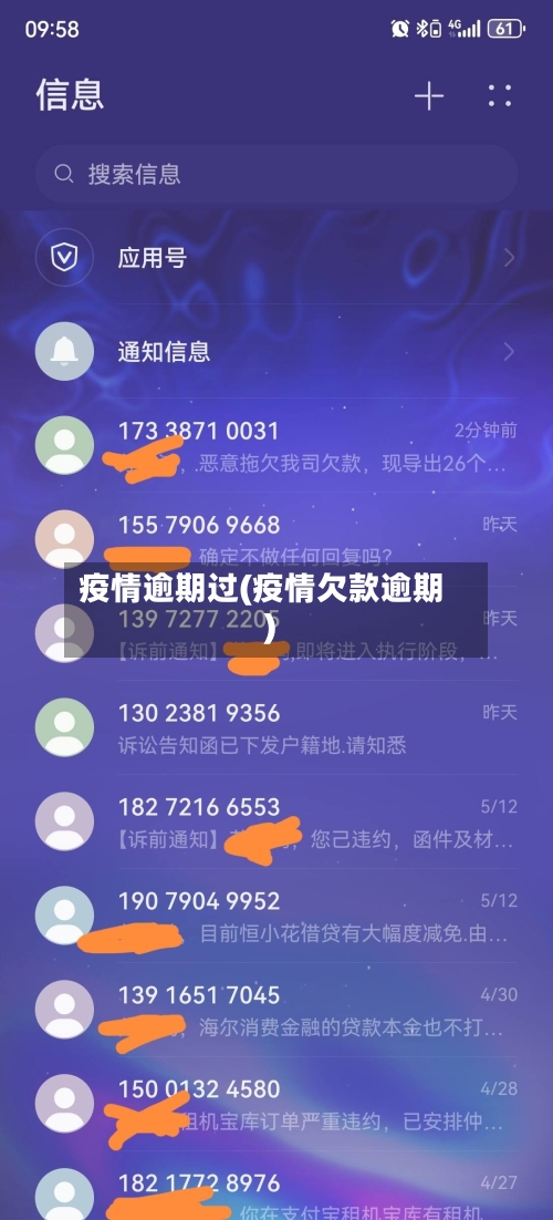 疫情逾期过(疫情欠款逾期)-第1张图片