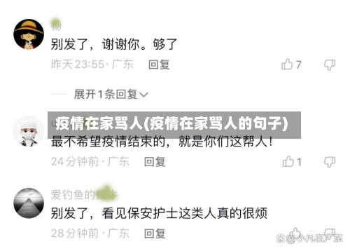 疫情在家骂人(疫情在家骂人的句子)-第1张图片