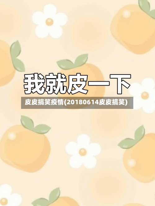 皮皮搞笑疫情(20180614皮皮搞笑)-第1张图片