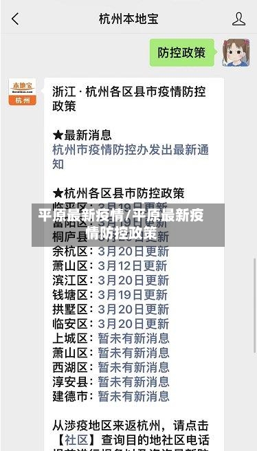 平原最新疫情/平原最新疫情防控政策-第2张图片