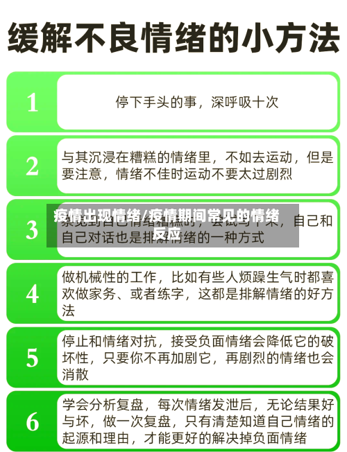 疫情出现情绪/疫情期间常见的情绪反应-第1张图片