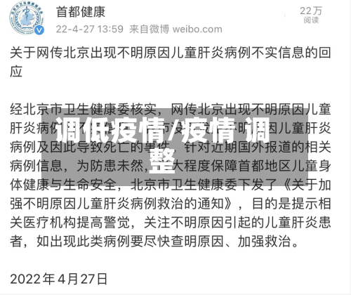 调低疫情/疫情 调整-第3张图片