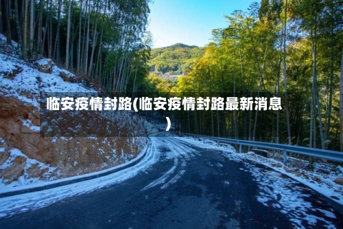 临安疫情封路(临安疫情封路最新消息)-第1张图片