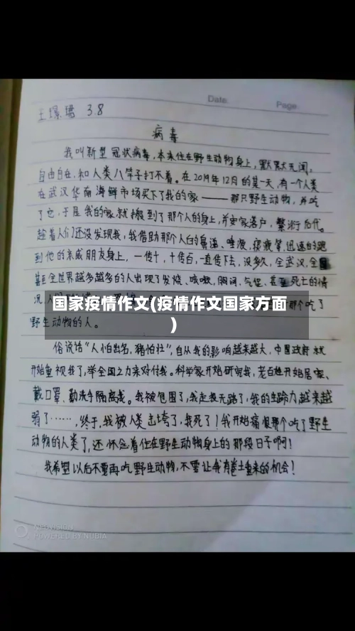 国家疫情作文(疫情作文国家方面)-第2张图片