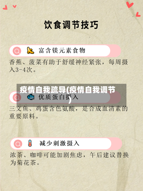 疫情自我疏导(疫情自我调节)-第2张图片